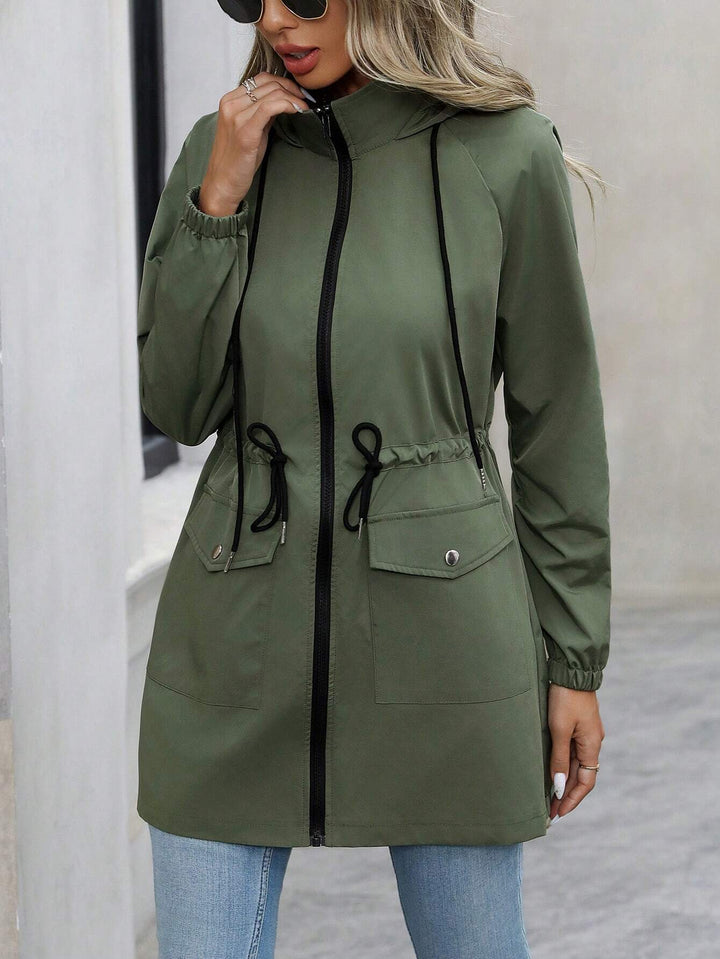 Ladies elegant windbreaker