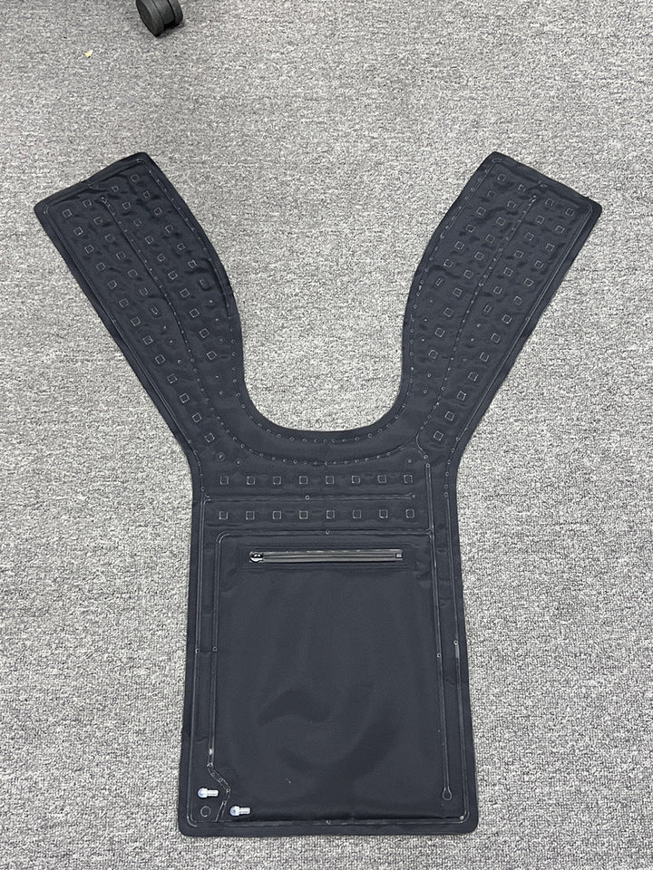 Unisex nan modular ventilation vest with inlet openings for clip fans and adjustable quick release Mune Fashion