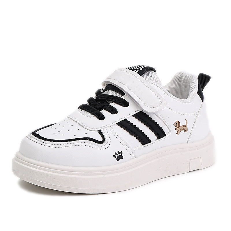 Ladies sneaker with practical Velcro closure and cute animal motif Mune Fashion