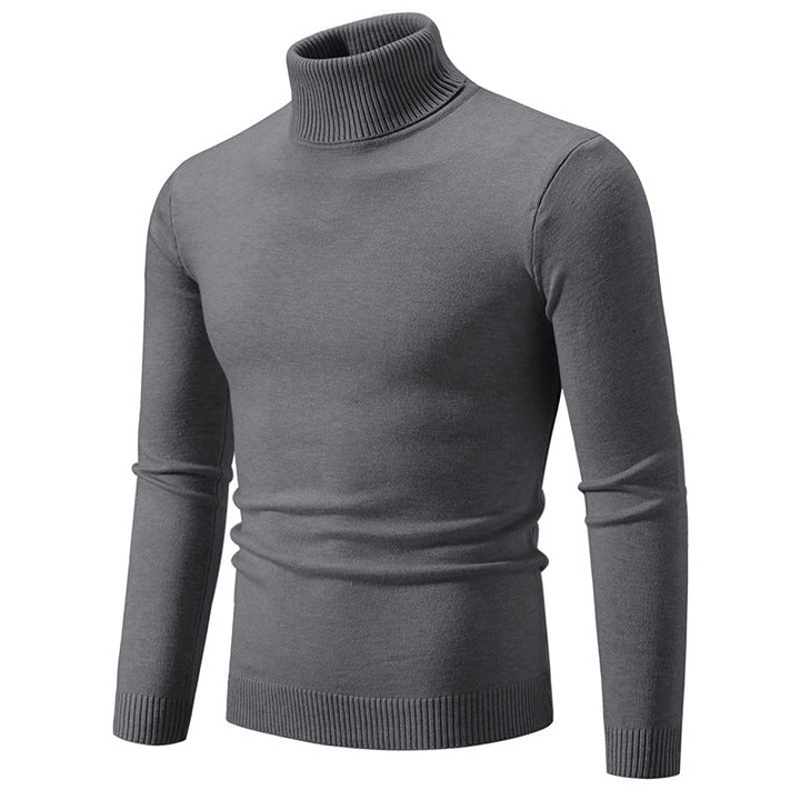 Men's Turtleneck Sweater Made Of High-Quality Cotton with A Pleasant Wearing Feel Mune