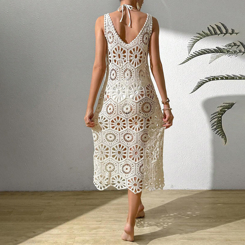 Women's airy crochet maxi dress Mune Fashion
