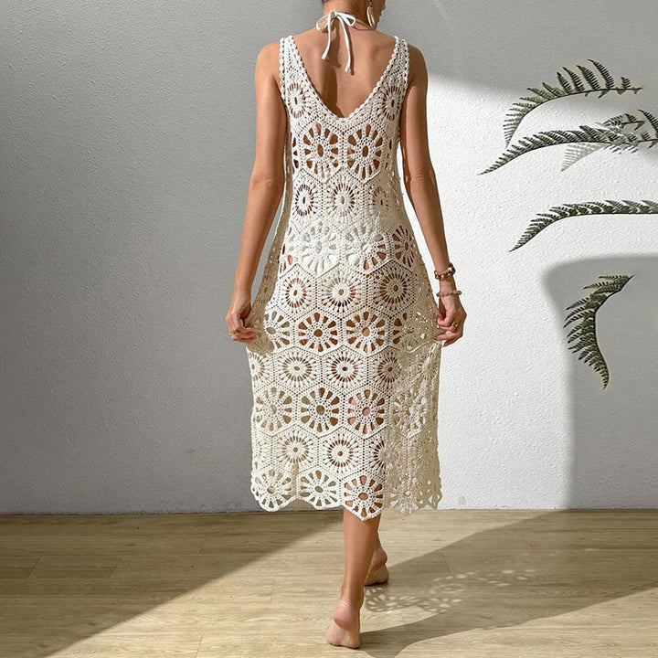 Women's airy crochet maxi dress Mune Fashion