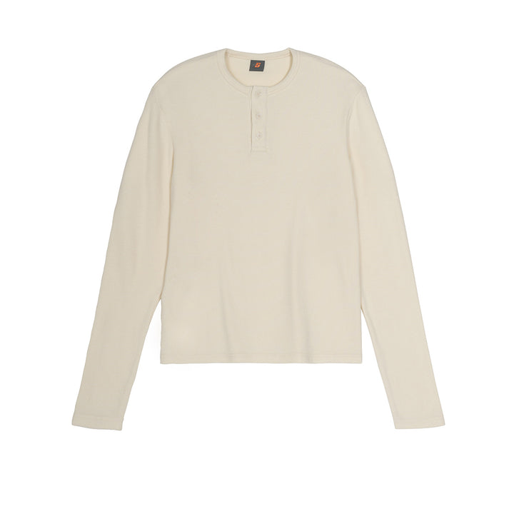 Women Long Sleeve Thermal Henley Shirt Mune Fashion