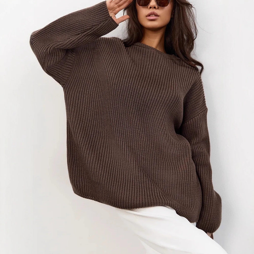 Women's Patterned Oversized Sweater