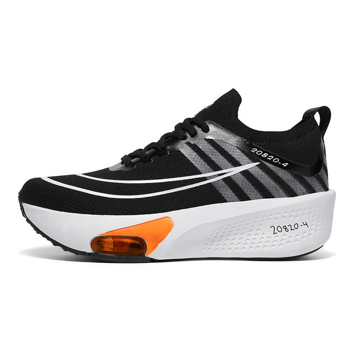 Men's tempo running shoe with foam platform sole and visible cushioning bubble Mune Fashion