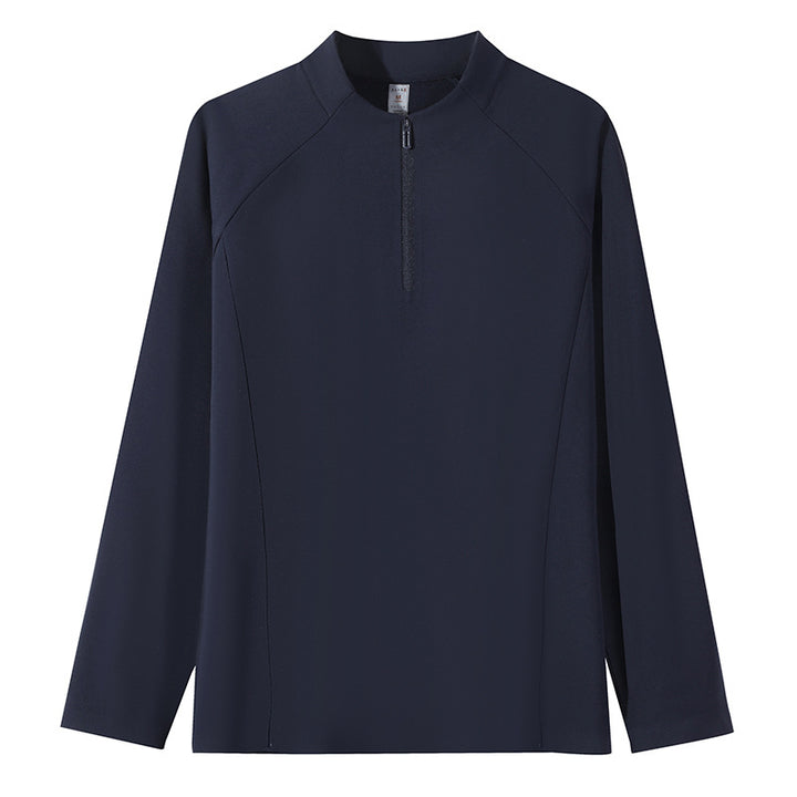 Women's sporty long sleeve shirt with zipper Mune Fashion