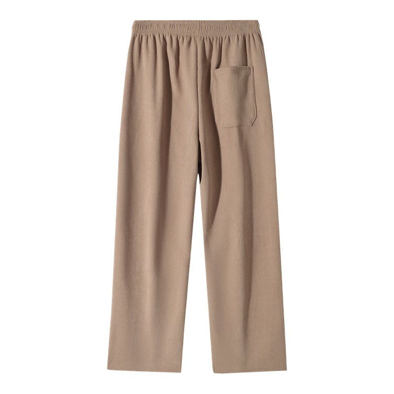 Women's Padded Corduroy Jogging Pants with Teddy Lining, Drawstring Waist & Side Pockets Mune Fashion