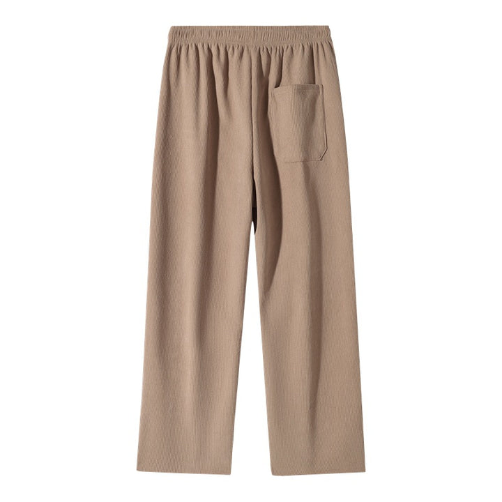 Women's Padded Corduroy Jogging Pants with Teddy Lining, Drawstring Waist & Side Pockets Mune Fashion