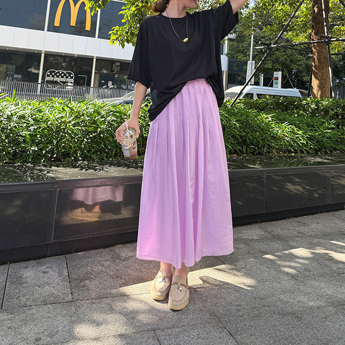Women's Elegant Maxi Skirt made of airy cotton Mune Fashion
