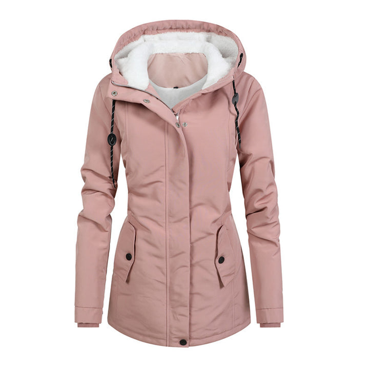 Women's Tailored Functional Parka with Teddy Lining, Hood and Drawstring Mune Fashion