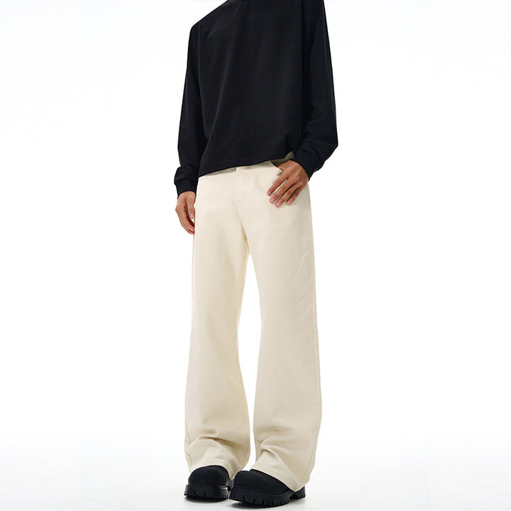 Men's Oversized Cotton Palazzo Pants with Straight Ultra Wide Leg Mune Fashion