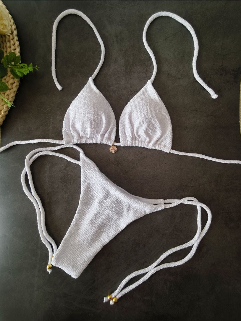 Women Triangle Bikini with refined details Mune Fashion