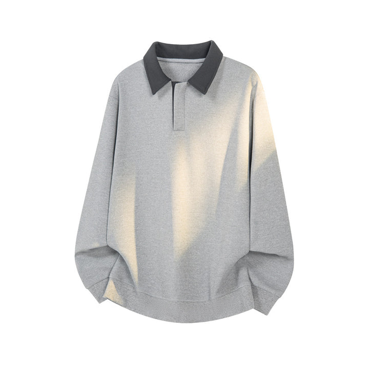 Men's Fashionable Polo Sweater Mune Fashion