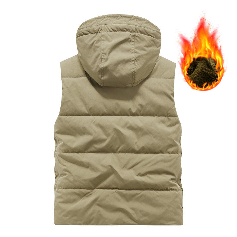 Men's Functional Outdoor Vest with Hood Mune Fashion
