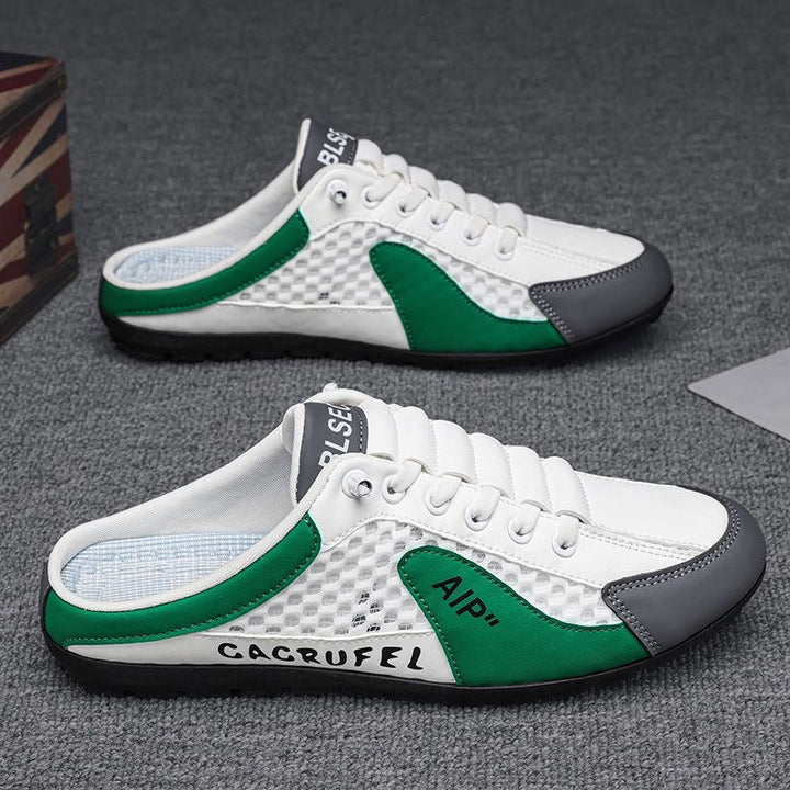 Men's Lightweight Slip-On Casual Sneakers with Breathable Mesh Design Mune Fashion