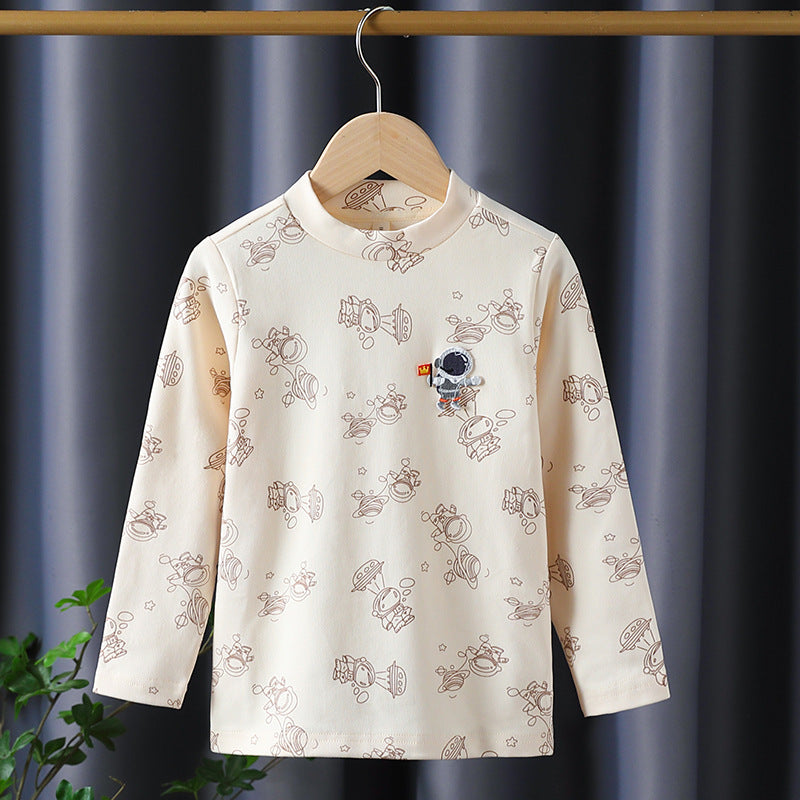 Boys long-sleeved astronaut T-shirt Mune Fashion