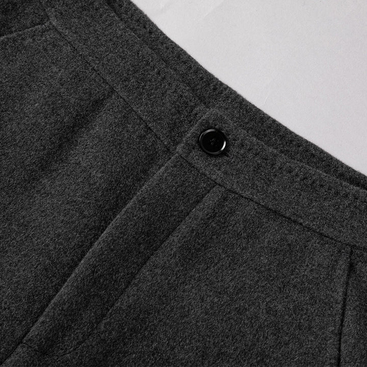 Women High-Waist Palazzo Pants with Wide Leg and Simple Waistband Mune Fashion