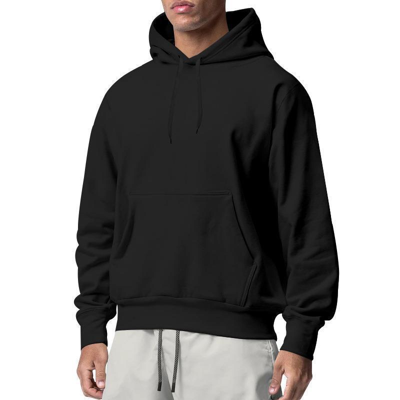 Men's nan Premium Hoodie with kangaroo pocket, brushed fleece interior, reinforced neck seam, and ribbed hem Mune Fashion