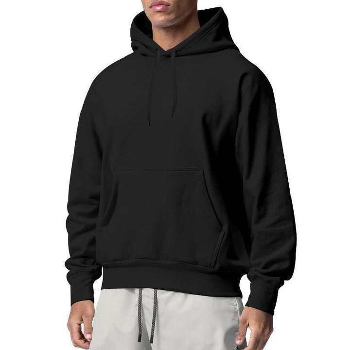 Men's nan Premium Hoodie with kangaroo pocket, brushed fleece interior, reinforced neck seam, and ribbed hem Mune Fashion