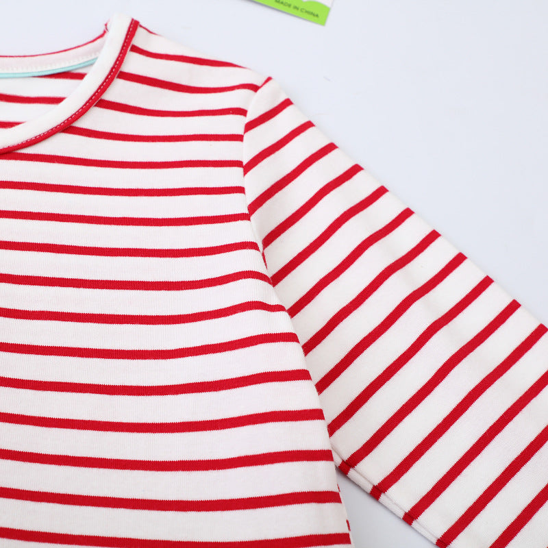 Girls cotton dress with playful cat appliqués Mune Fashion