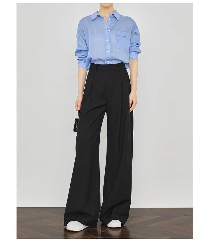 Women Elegant and Casual Wide Pants Drune