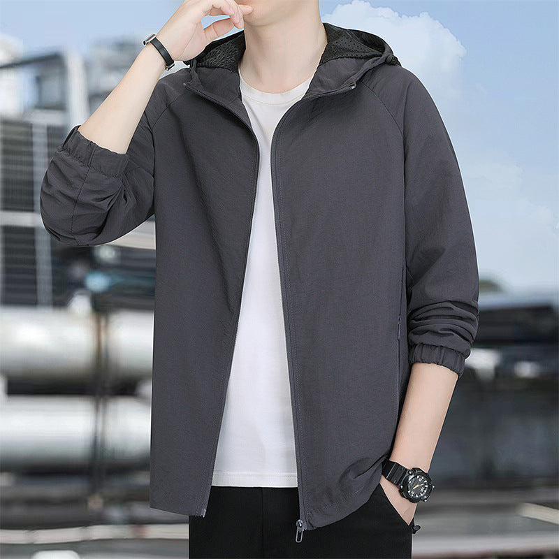 Men's Fashionable Transitional Jacket with Hood Mune Fashion