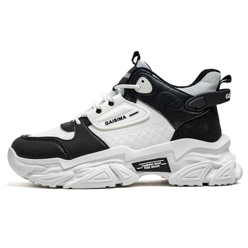 Unisex striking chunky sneaker with quilted side panels, synthetic leather overlays and profiled off-road sole profile Mune Fashion