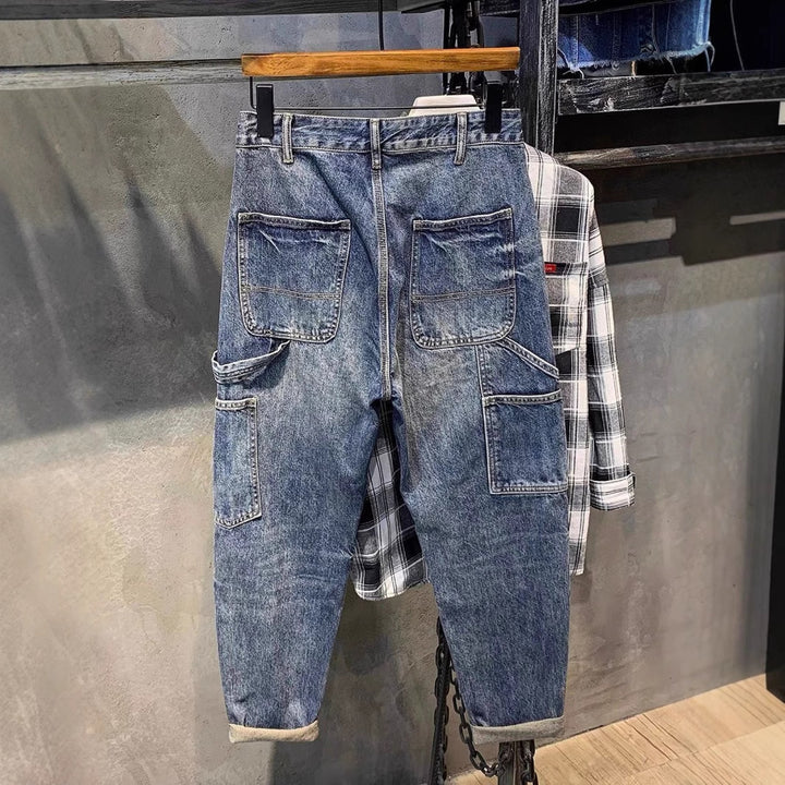 Men's Fashion Ripped Jeans in Vintage Look Mune Fashion
