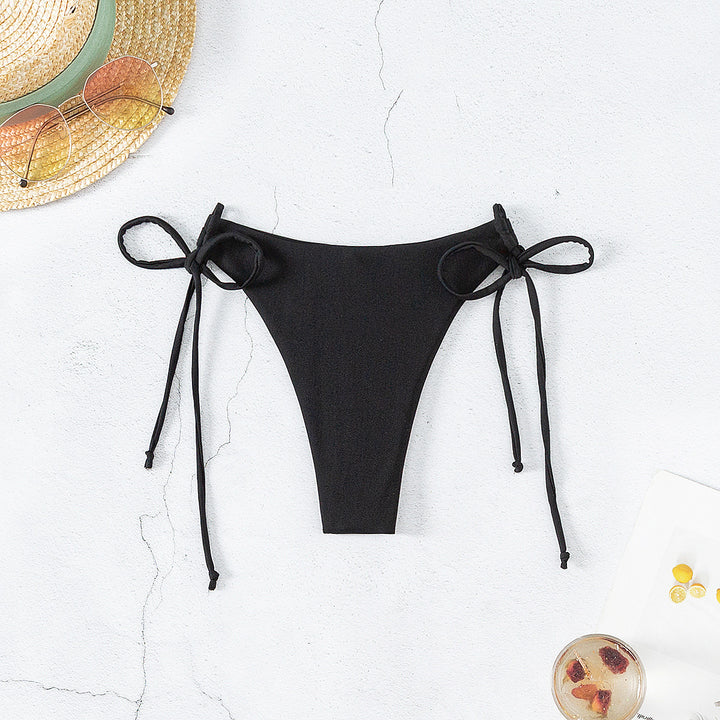 Ladies High Quality Lace-Up Bikini Bottom Mune Fashion