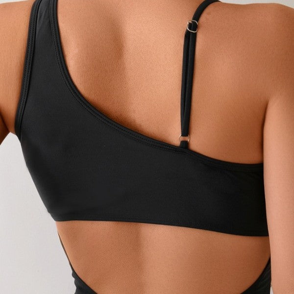 Ladies' sporty jumpsuit with transparent inserts Mune Fashion