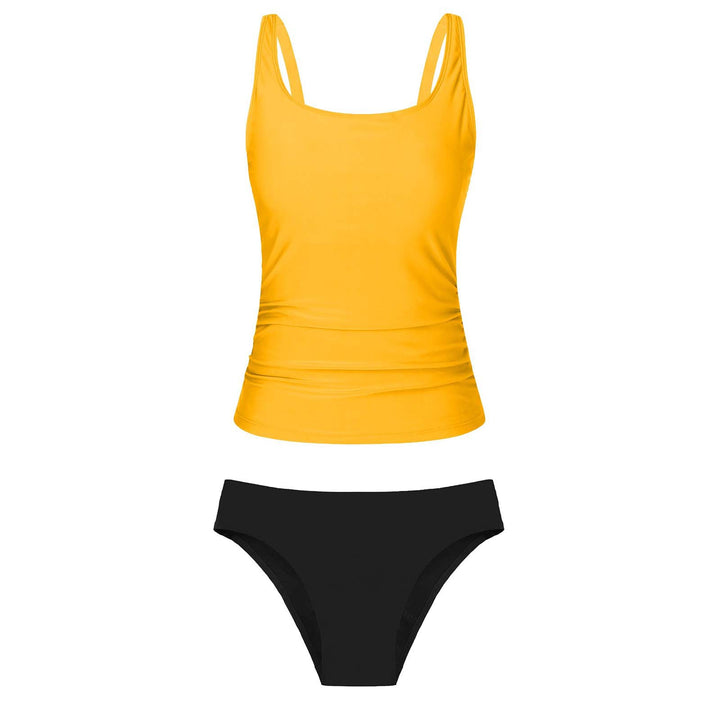 Women's bikini set with floral top and classic bottom Mune Fashion