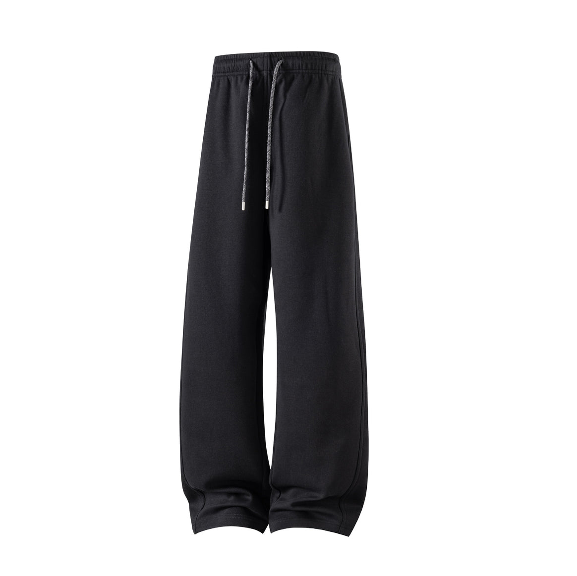 Women's Wide Relax Fleece Pants with Drawstring Mune Fashion