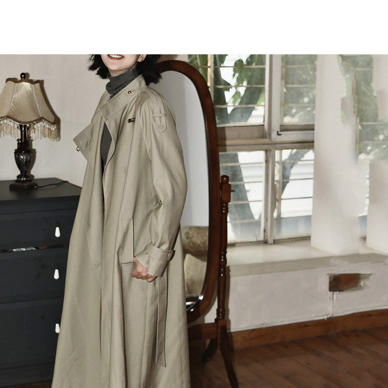 Ladies Fashionable Utility Jacket with High Collar Mune Fashion