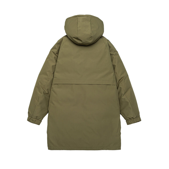 Men's warmer windproof parka with hood, quilted lining and front pockets Mune Fashion