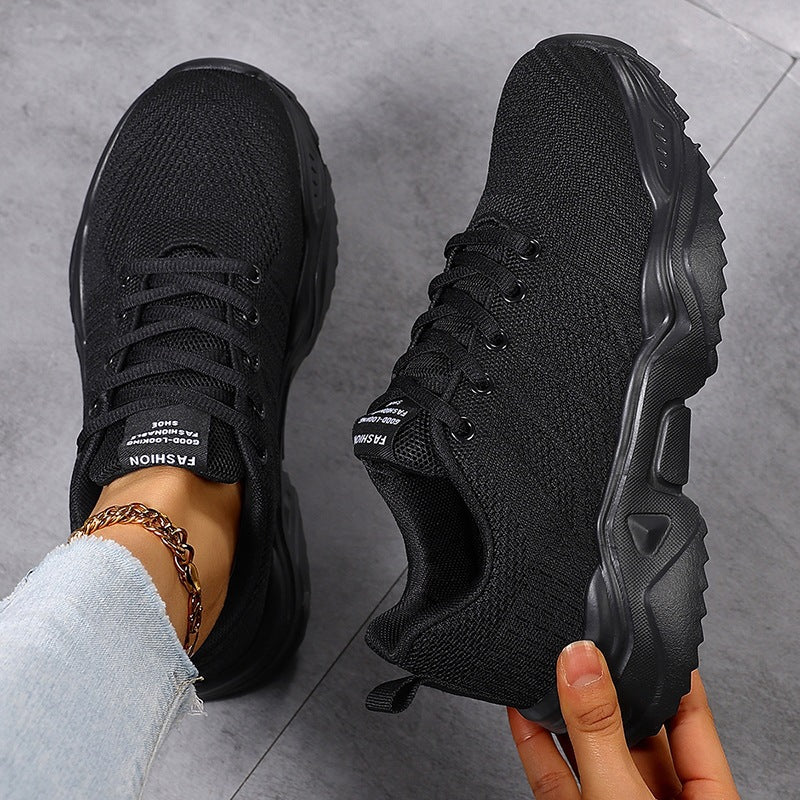 Women's urban knitted sneakers with elastic shaft, robust tread sole, and cushioned comfort footbed Mune Fashion