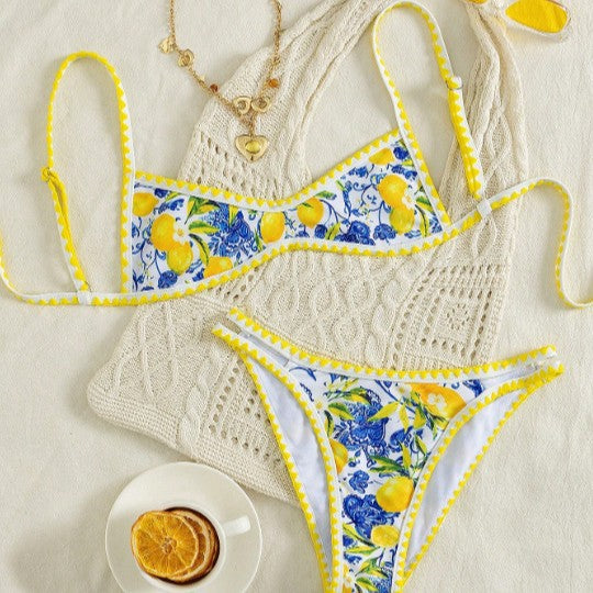 Women's bikini with fruity design and sophisticated cut Mune Fashion