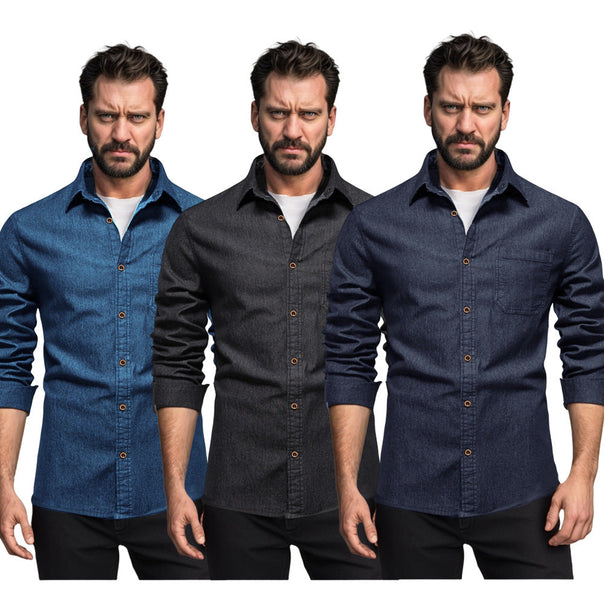 Men's Denim Shirt Mune