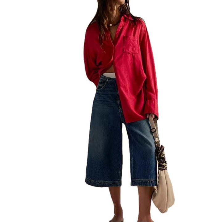 Women's Casual Linen Shirt