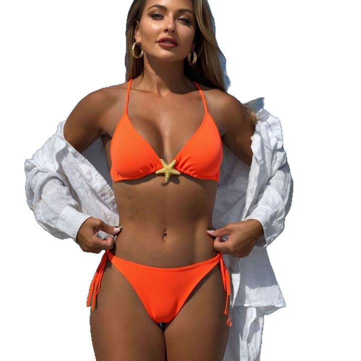 Women's Triangle Bikini with refined ruffles and playful accents Mune Fashion