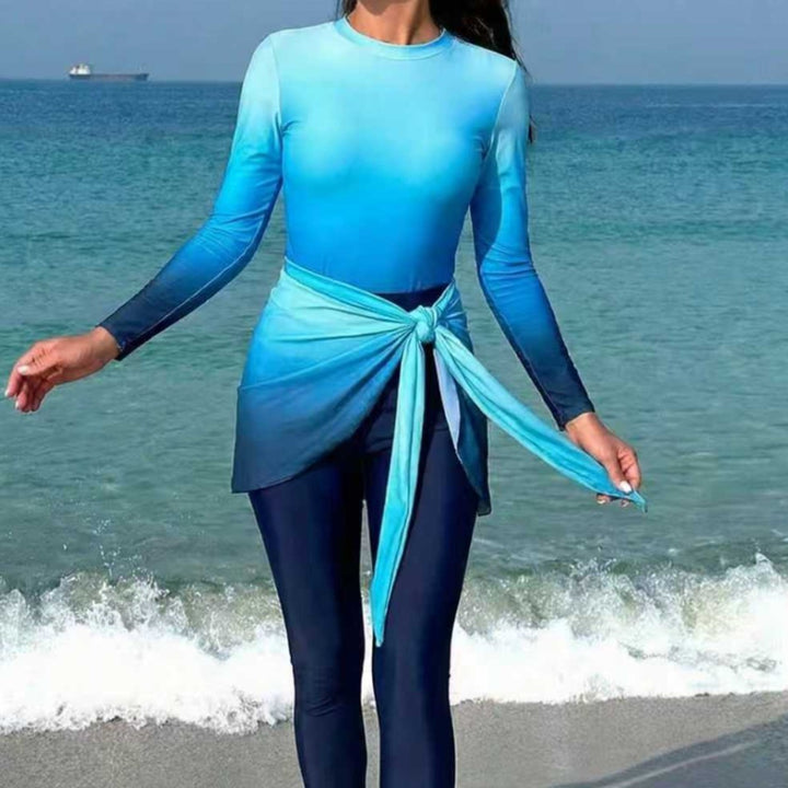 Women’s Stylish Surf Suit with Elegant Wrap Details Mune Fashion