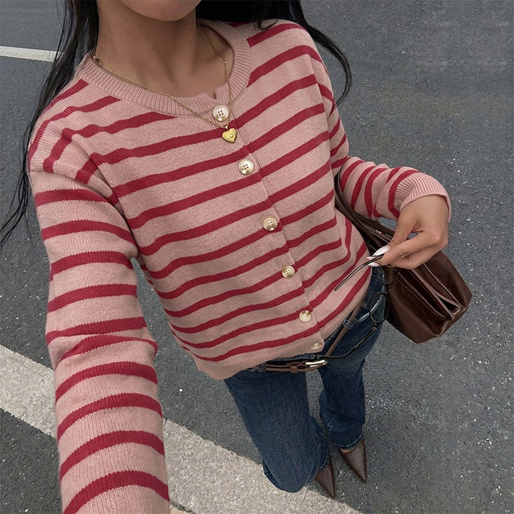 Women's Patterned Sweater Mune Fashion