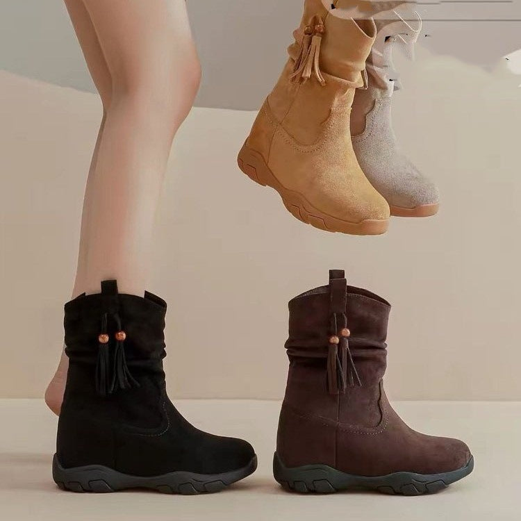 Ladies Elegant and Comfortable Winter Boots Mune Fashion
