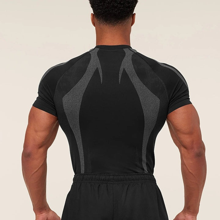 Men's seamless shaping functional shirt with compression effect and ergonomic muscle zones Mune Fashion