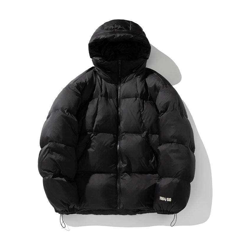 Unisex Quilted Padded Jacket with Hood and Thermal Insulation Mune Fashion