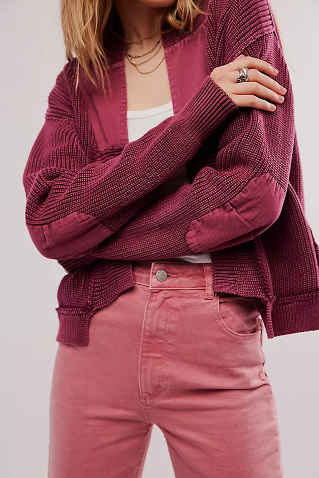 Women’s fashionable cardigan with large pockets