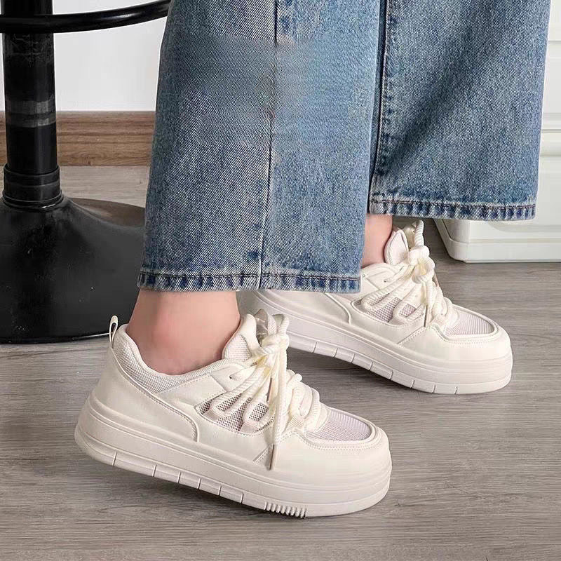 Women Chunky Sneakers with breathable textile surface and stable sole Mune Fashion