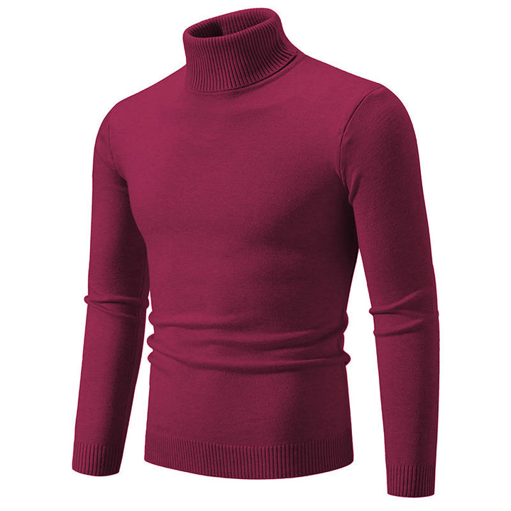 Men's Turtleneck Sweater Made Of High-Quality Cotton with A Pleasant Wearing Feel Mune