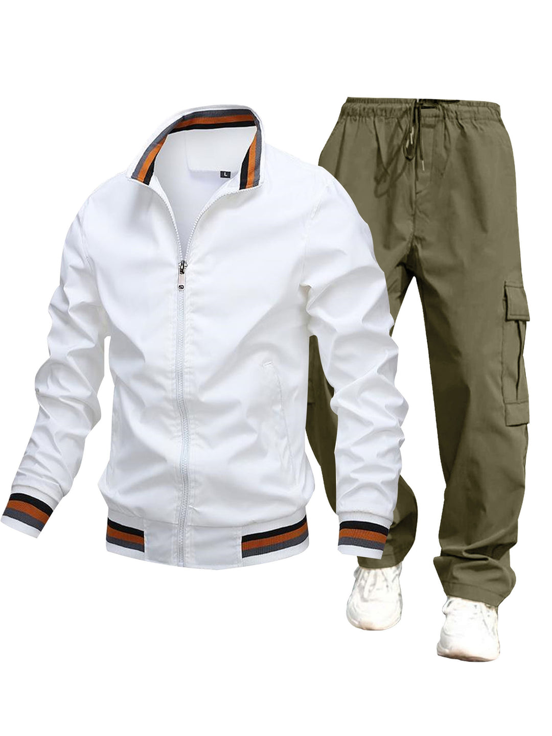 Men's Sports Jacket and Cargo Pants Mune Fashion