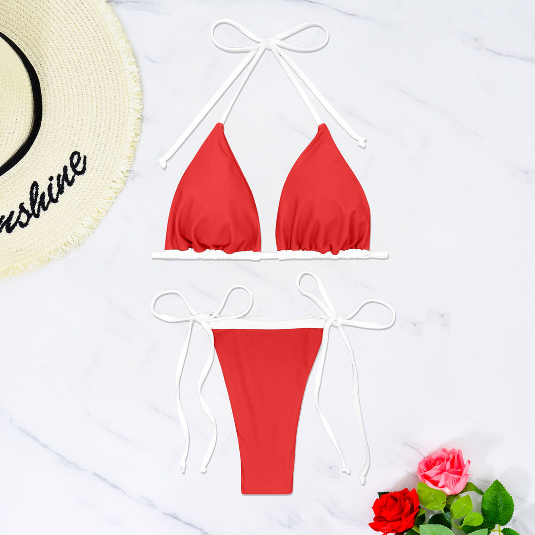 Women's triangle bikini with adjustable ties Mune Fashion