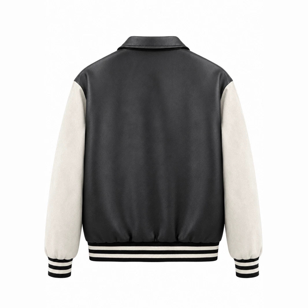 Men's Fashion Bomber Jacket with Logo Details Mune Fashion